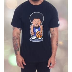Men Black 3XL T-shirt Dr J ( Julius Erving } Big and Tall